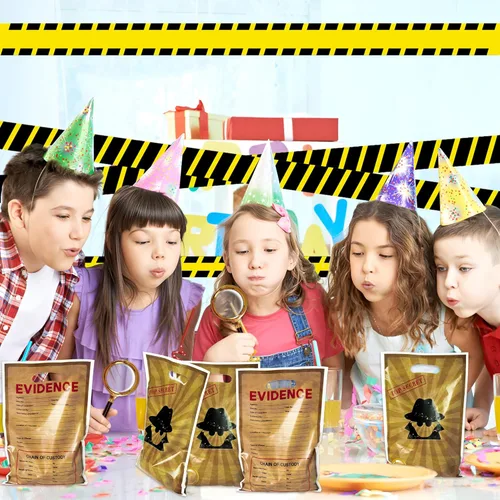 Miniatura 7 de 50 bolsas secretas de recuerdo para fiesta de espía secreto, agente secreto, dulces dulces, bolsas de golosinas para sala de escape, decoraciones
