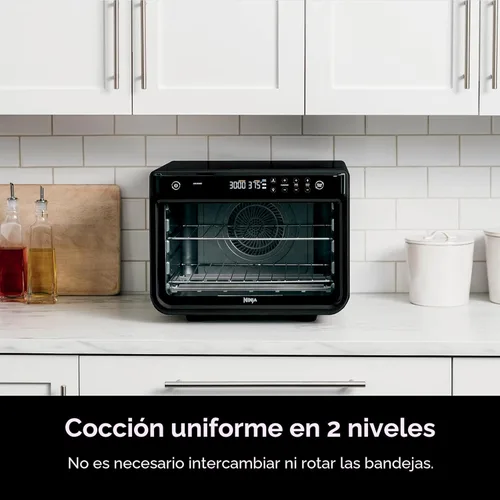 Miniatura 6 de Ninja DT202BK Foodi 8 en 1 XL Pro Air Fry Oven, horno de convección de encimera grande y tostador digital, 1800 vatios, negro, 12 pulgadas