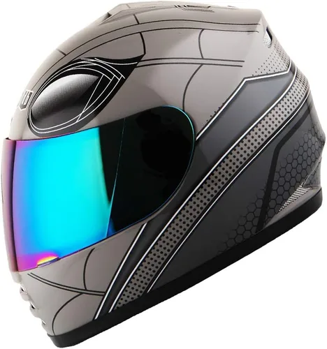 Miniatura 18 de WOW Casco integral para motocicleta, bicicleta urbana BMX MX para niños: HKYB15 Araña roja