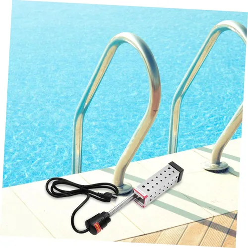 Miniatura 4 de ORFOFE Calentador de agua portátil de inmersión para piscina de 1500 W, calentador de agua duradero sobre el suelo con enchufe, ideal