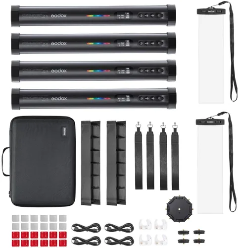 Godox Kit de 4 luces de tubo RGB TL30-K4