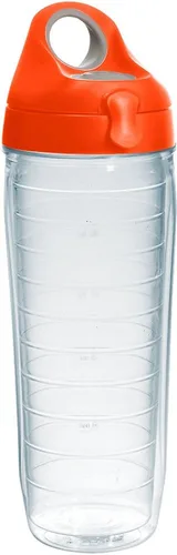 Miniatura 21 de Taza de viaje Tervis de doble pared transparente y colorida con tapa fabricada en Estados Unidos mantiene las bebidas frías y calientes, 24 onzas