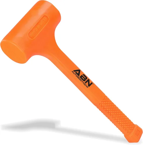 ABN Martillo de soplado muerto, 3 libras - mazo Unicast con revestimiento de goma que no se daña