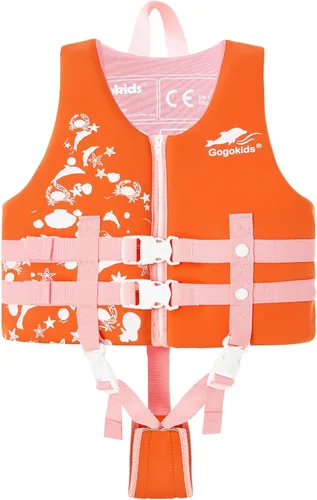 Miniatura 10 de Gogokids Chaleco de natación para niños, flotadores para bebés – Chaleco de flotabilidad para niños y niñas para piscina y playa, para niños de 2 a