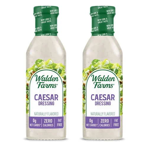 Miniatura 33 de Walden Farms Vinagreta de Tomate Seco al Sol – Aderezo sin calorías, bajo en carbohidratos, apto para dieta keto, vegano, sin azúcar con rico sabor