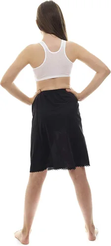 Miniatura 6 de Rosette Niñas Medio Slip - Sin Aferramiento - Material de Nylon - Negro