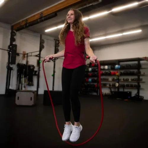 Miniatura 5 de Muay Thai 3.0 - Cuerda de saltar con peso para hombres y mujeres, diseñada profesionalmente para entrenamiento de alta intensidad, cuerda de saltar