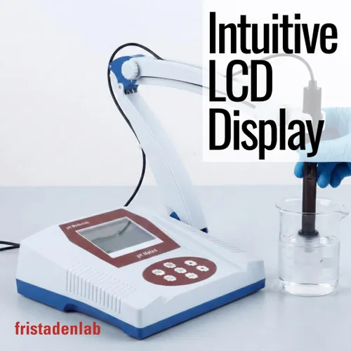 Miniatura 4 de Fristaden Lab Medidor de pH de sobremesa USA Company Electrodo 6621 para alimentos y frutas semi-blandos Alta precisión (0.01 pH) Soluciones