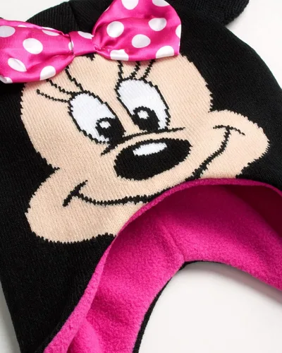 Miniatura 3 de Disney Girls Minnie Mouse and Vampirina Winter Hat and 2 Pair Mitten or Glove Set (ToddlerLittle Girl)
