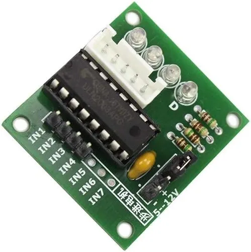 Miniatura 4 de 28BYJ-48 5V Motor paso a paso de engranajes 4 fases + placa de controlador ULN2003 para kit de bricolaje (tamaño : 28BYJ 48)