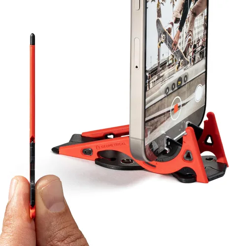 Miniatura 11 de GEOMETRICAL Trípode de bolsillo PROv2 - Soporte tamaño tarjeta, para iPhone, kit universal azul alienígena