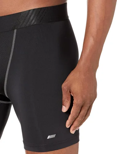 Miniatura 3 de Tienda Essentials Pantalones cortos de control de capa base para hombre de 6 pulgadas