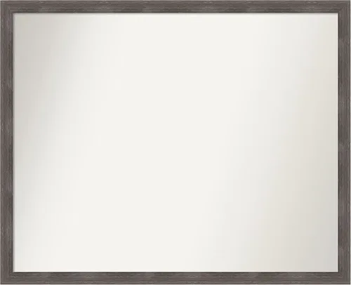Miniatura 260 de Amanti Art Espejo personalizado, espejo de baño gris plomo a rayas, espejo de pared o espejo de tocador de baño sobre el fregadero