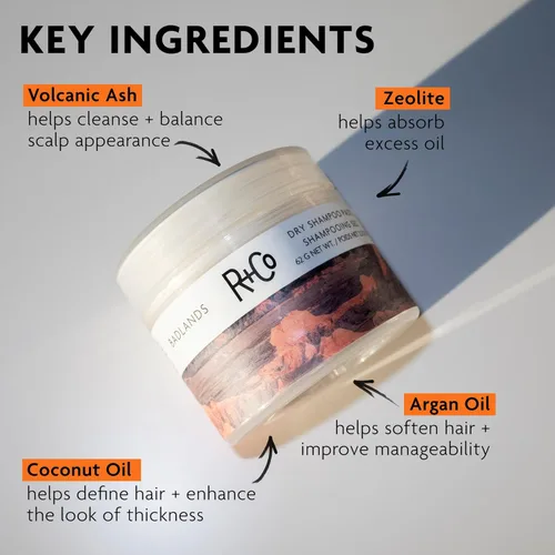 Miniatura 4 de R+Co Badlands Dry Shampoo Paste Part Dry Shampoo, Part Styling Paste Adds Texture, Absorbs Oil, Matte Finish