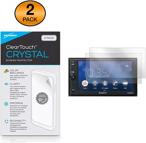 Miniatura 2 de BoxWave Protector de pantalla compatible con Sony XAV-AX1000 – ClearTouch Anti-Glare (2 unidades), antihuellas mate