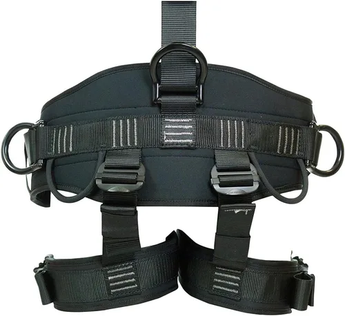 Miniatura 5 de Fusion Tac Rescue Tactical Full Body 3d Eva Padded Heavy Duty Adjustable Zipline Harness 23kn
