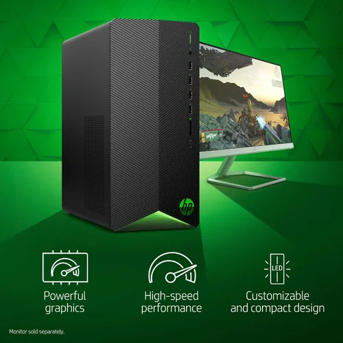 Miniatura 3 de Computadora de escritorio para gaming HP Pavilion, procesador AMD Ryzen 5 3500, AMD Radeon Rx 5500 4 GB, 8 GB RAM, 512 GB SSD, Windows 10 Home