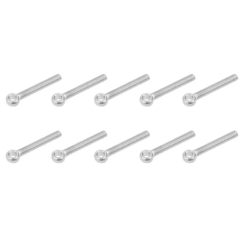 Miniatura 10 de METALLIXITY Perno de elevación oscilante de hombro (M6 x 0.787 in), 5 unidades, pernos de ojo de acero inoxidable 304, para renovación del hogar