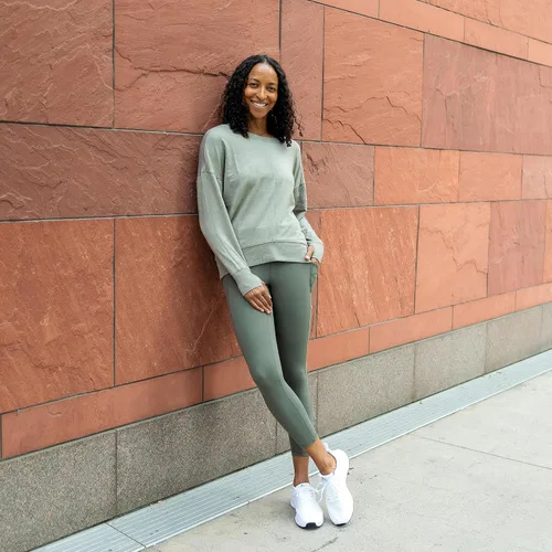 Miniatura 6 de RBX Active Leggings de yoga para mujer, ultra suaves, sólidos, con bolsillos