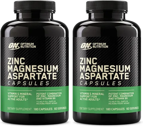 Miniatura 9 de Optimum Nutrition Suplemento de recuperación muscular y resistencia para hombres y mujeres, suplemento de zinc y magnesio, 180