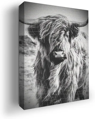 Miniatura 94 de Mavis Print - Lienzo decorativo para pared con diseño de conejo/conejo, 36 x 36 pulgadas, decoración de pared de animales impresos en HD y marco