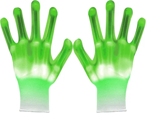 WEICHUANGXIN Light Up LED Gloves New Fun Cool Party Favor Hot Toys Cool Toys Christmas Birthday Gifts for Boys Girls