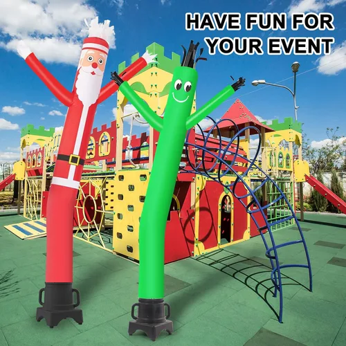 Miniatura 8 de MOUNTO Marioneta voladora de bailarín de 2,44 m con ventilador (Papá Noel)