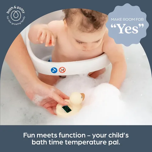 Miniatura 6 de Dreambaby Duck - Termómetro de baño recargable USB para bebé, lectura instantánea, habitación digital y bañera de bebé, juguete flotante divertido
