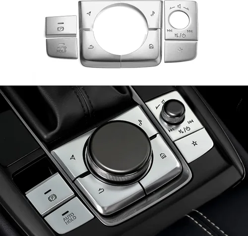 Miniatura 8 de 8 piezas compatibles con Mazda 3 CX-30 CX-50 2026 2025 2024 2023 2022 2021 2020 Accesorios para consola central de automóvil, panel de engranajes