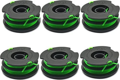 Miniatura 5 de DF-080 - Carretes de recortadora de doble línea de 0.080 pulgadas, repuesto para Black & Decker GH1000, GH1100, GH2000 Grado profesional por
