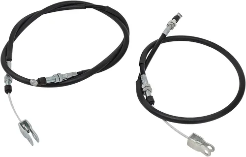 Miniatura 4 de 2 cables de freno trasero izquierdo/derecho 54005‑1201/54005‑1202, repuesto de cable de freno trasero de metal para Mule Gasolina Diesel 2x4 4x4