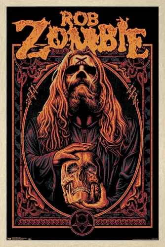 Miniatura 7 de Trends International Rob Zombie - Warlock Wall Poster, 14.725" x 22.375", Barnwood Framed Version