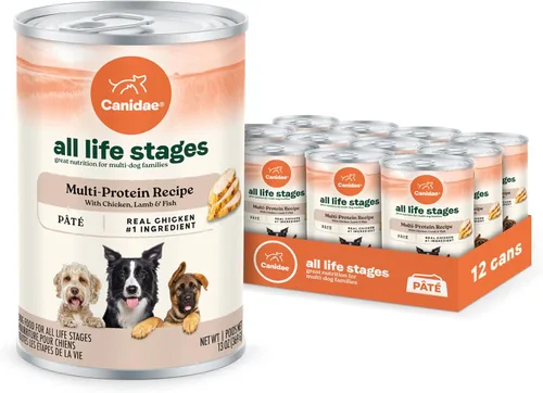 Canidae All Life Stages - Alimento húmedo prémium para perros de todas las razas, todas las edades, multiproteína con pollo, cordero y pescado, 13