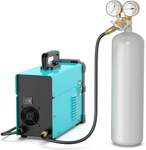 Miniatura 7 de bestarc Medidores de regulador de CO2 de argón Soldadura de gas con manguera de gas de 9.8 pies, conexión de entrada CGA580, presión de entrada