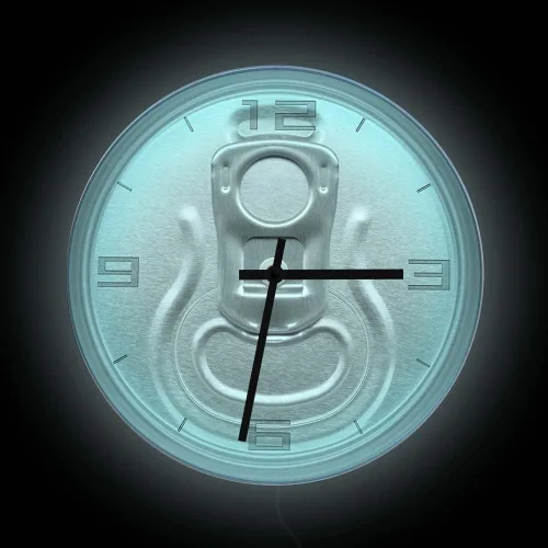 Miniatura 11 de Geek Alerts Reloj de pared silencioso sin tictac para cerveza, decoración del hogar, cerveza artesanal, 12 pulgadas, impresión acrílica