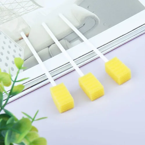 Miniatura 5 de Hisopos orales desechables (amarillo-250PCS)