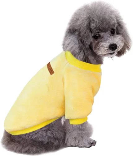 Miniatura 8 de Jecikelon Ropa para Perros Suéter para Perros Ropa Suave para Cachorros Ropa de Invierno Suéteres para Cachorros Atuendo Cálido para Perros Pequeños