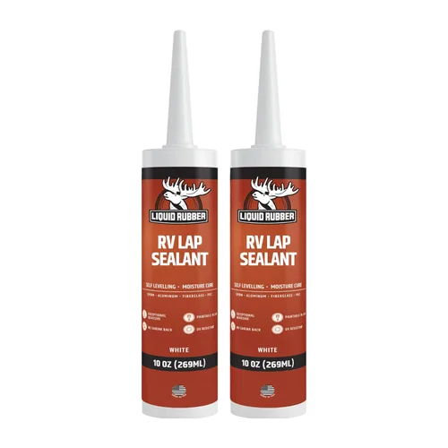 Miniatura 7 de Liquid Rubber - Sellador de solapa para RV, color blanco, 1 paquete