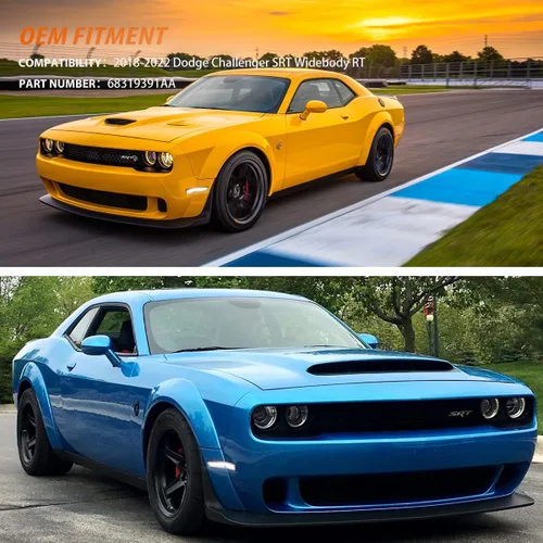 Miniatura 9 de ADIIL Luces de posición laterales LED de repuesto para Dodge Challenger SRT Widebody RT ámbar LED guardabarros delanteros OEM Fit Sidemarker Kit