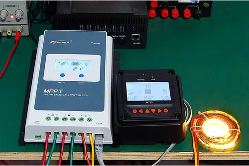 Miniatura 6 de EPEVER MPPT Controlador de carga solar 40A 12V 24V Tracer4210AN G3 + medidor remoto MT52 + kit Temp Senosr RTS para panel solar cargador regulador