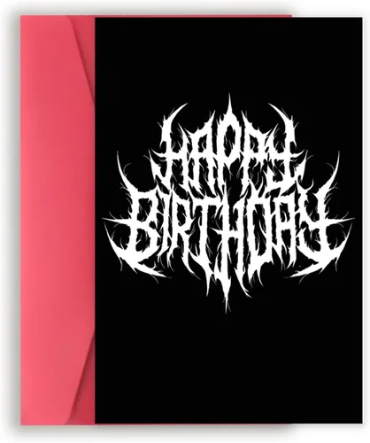 YiKaLus Tarjeta de cumpleaños de feliz Halloween para él y ella, regalo espeluznante de cumpleaños para mujeres y hombres, tarjeta de cumpleaños de