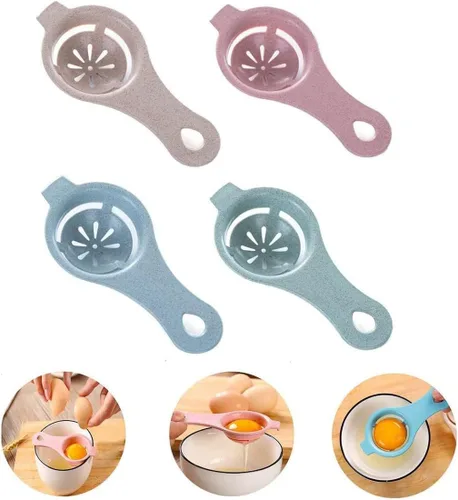 Separador de clara de huevo, separador de yema de huevo, separador de huevos, separador de claras de huevo, filtro divisor, herramienta separadora