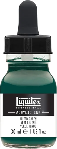 Miniatura 8 de Liquitex - Pintura acrílica profesional INK! Jarro de 1 onza, color blanco de titanio Bronce Rico Iridiscente