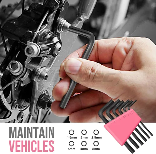 Miniatura 6 de Juego de herramientas Hi-Spec de 25 piezas, rosa, para el hogar, kit de bricolaje para mujeres. Juego de herramientas pequeñas y mini, básicas