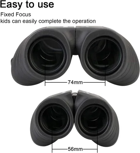 Miniatura 6 de SVBONY SV10 8 x 25 prismáticos de alta potencia para adultos, revestimiento FMC, mini prismáticos de bolsillo compactos de enfoque fijo para viajes