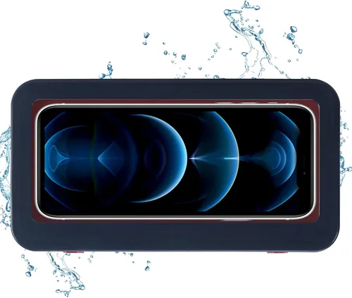 Miniatura 9 de KUNSLUCK Soporte impermeable para teléfono de ducha, rotación de 360°, antivaho de alta sensibilidad, soporte de teléfono para pantalla táctil