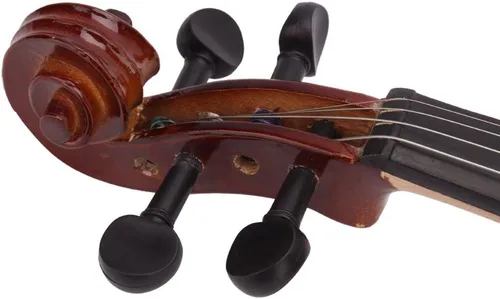 Miniatura 3 de Ktaxon Violín para estudiantes principiantes, violines acústicos 4/4, kit de violín de tamaño completo con estuche, arco, colofonia, adultos Natural