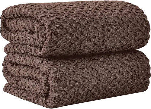 Miniatura 47 de Great Bay Home - Toallas de mano 100% algodón blanco, 6 toallas de baño suaves para manos, altamente absorbentes y de secado rápido, colección
