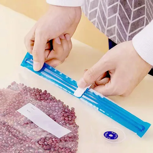 Miniatura 6 de Sous Vide Bolsas reutilizables 27 unidades, bolsa selladora al vacío de alimentos sin BPA, bolsa de almacenamiento de alimentos, bolsas