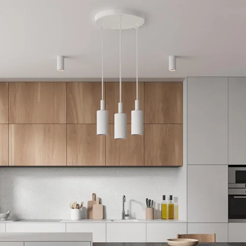 Miniatura 3 de Kit de toldo de lámpara de araña Canomo de 10 pulgadas con placa de luz de techo y todos los accesorios, incluye gancho, sujetador de cable